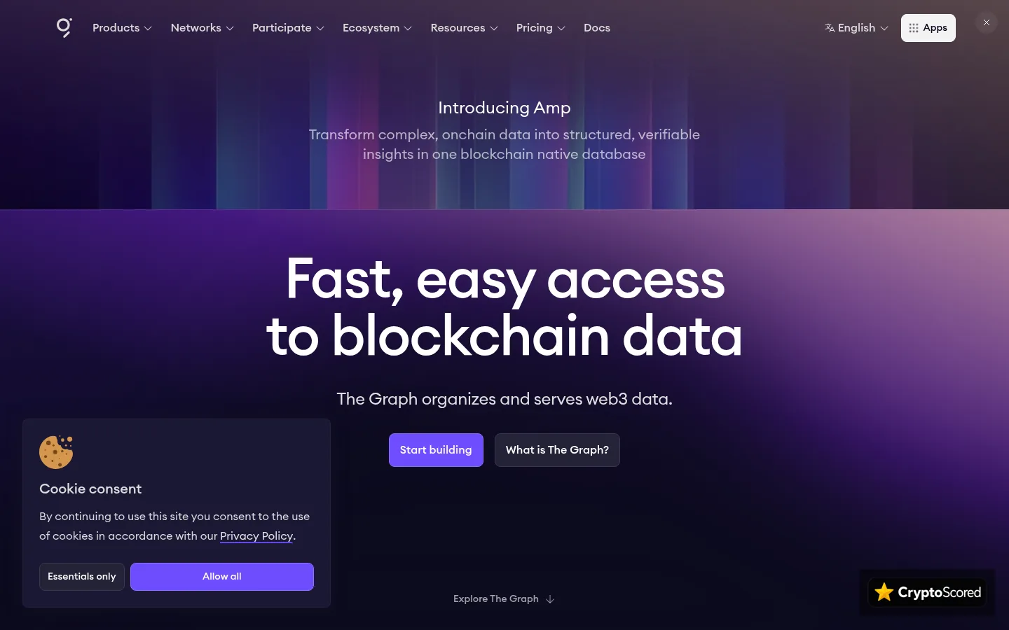 The Graph website preview