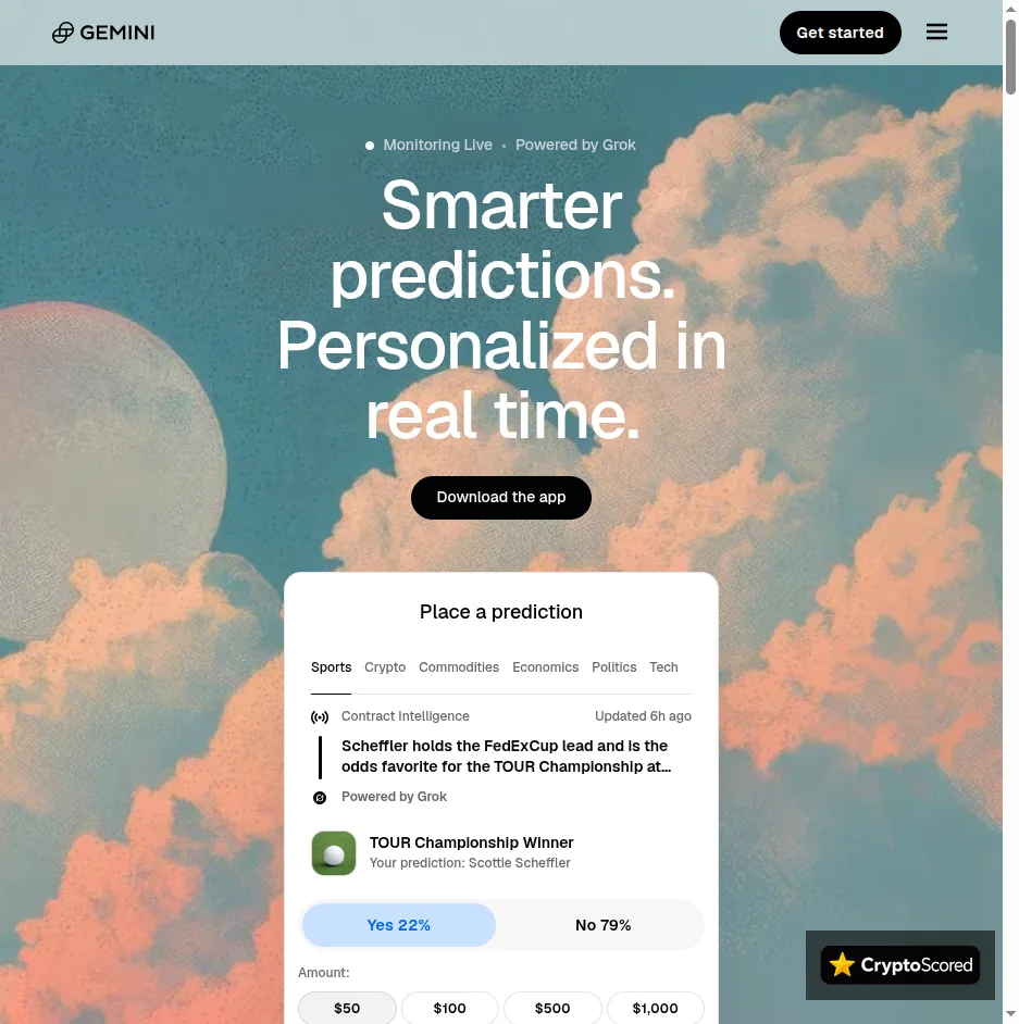 Gemini website preview