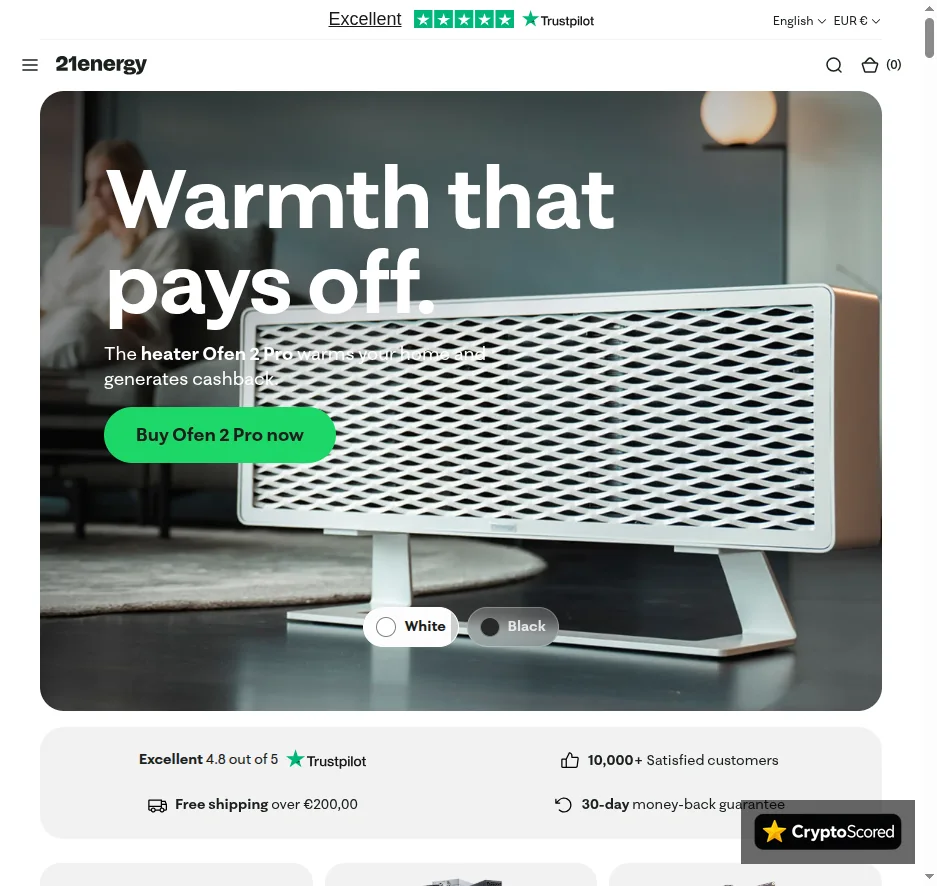 21energy website preview
