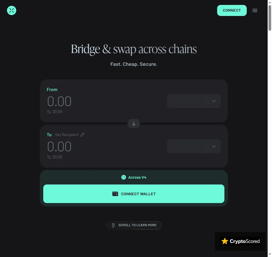 Across website preview