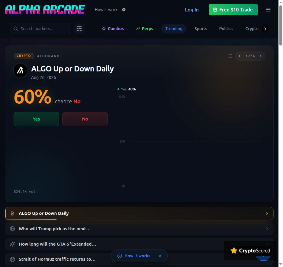 Alpha Arcade website preview