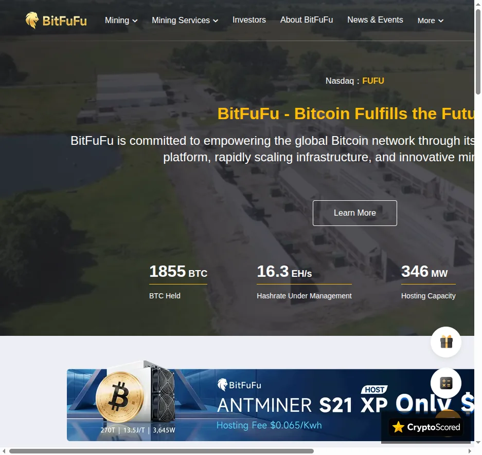 BitFuFu website preview