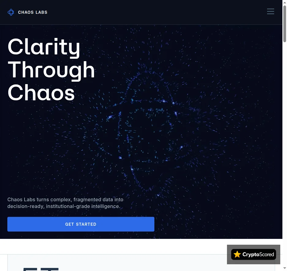 Chaos Labs website preview