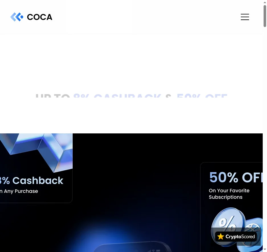 Coca website preview
