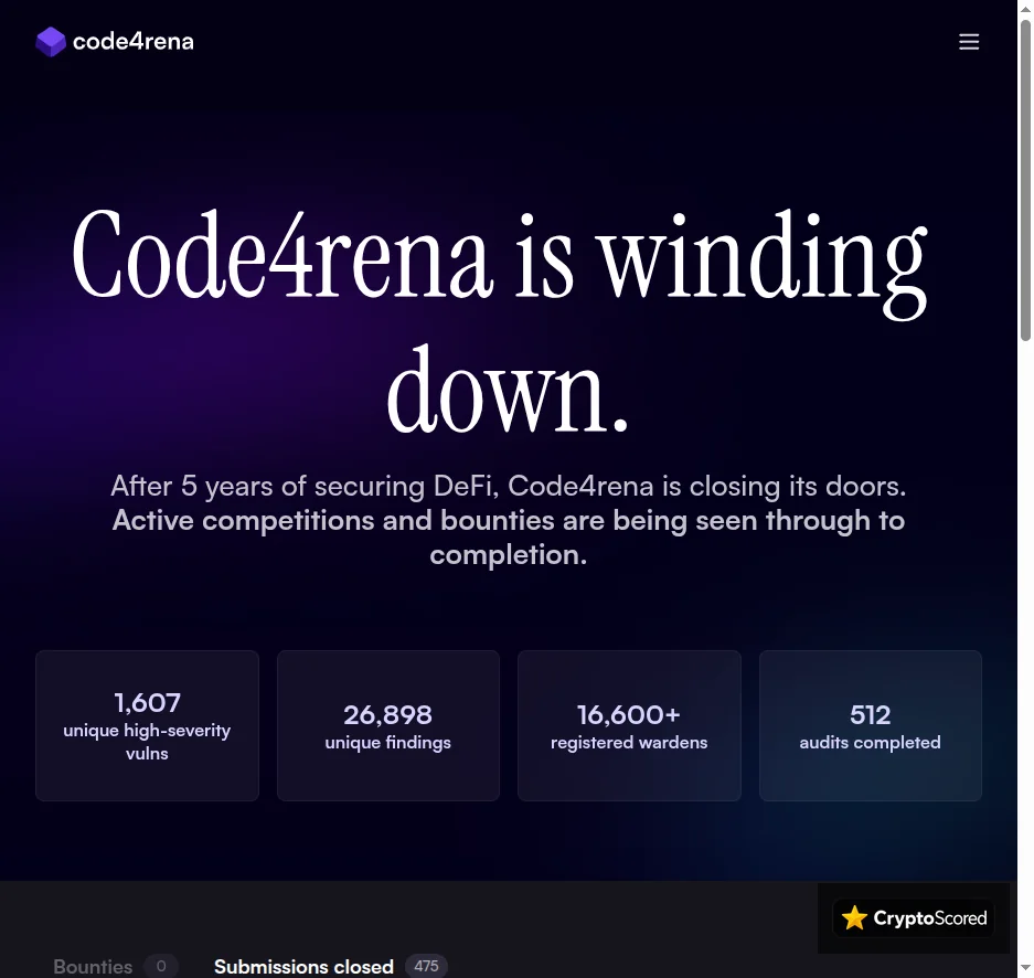 Code4rena website preview