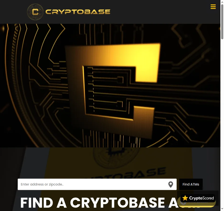 Cryptobase website preview