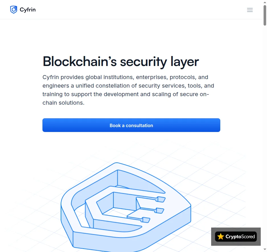 Cyfrin website preview