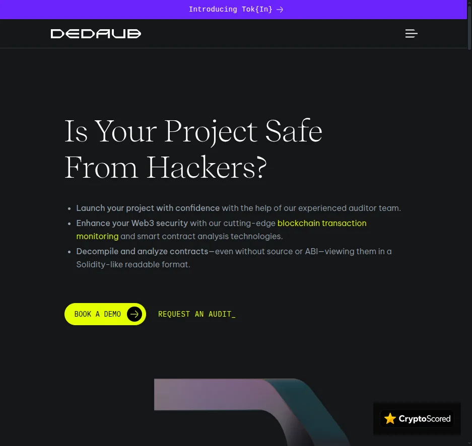 Dedaub website preview