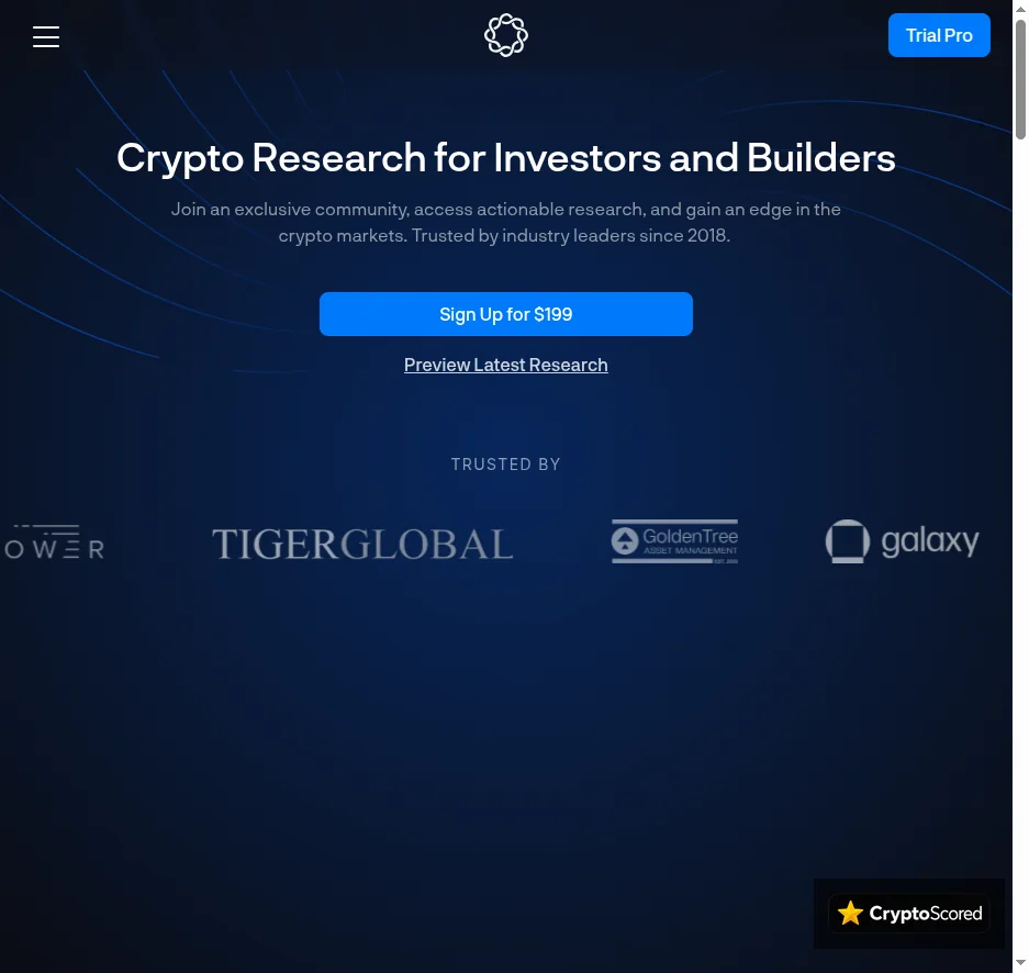 Delphi Digital website preview