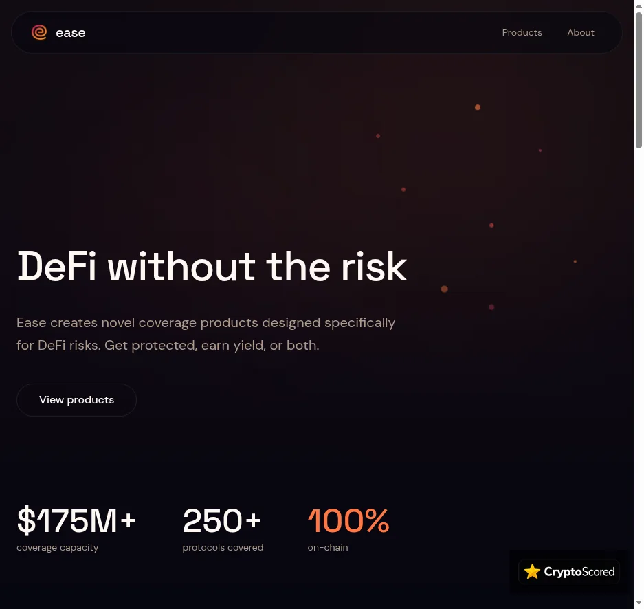Easedefi.org website preview