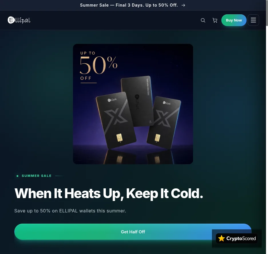 ELLIPAL website preview