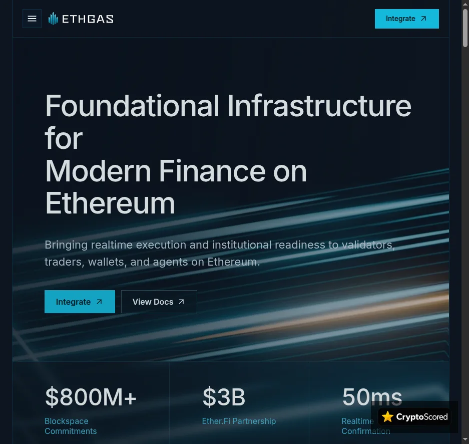 ethgas-realtime-rpc website preview