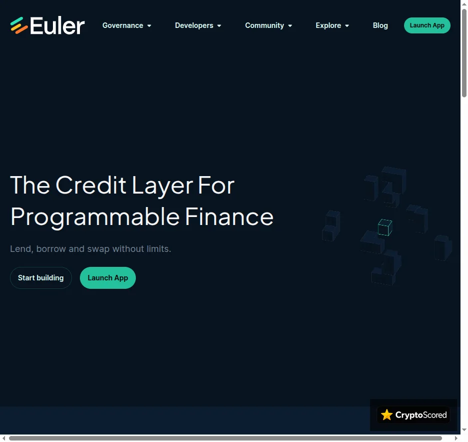 Euler website preview