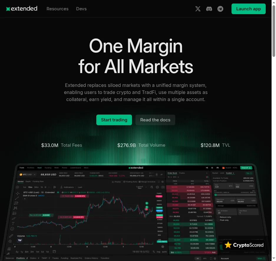 Extended website preview