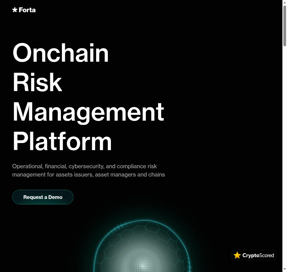 Forta website preview