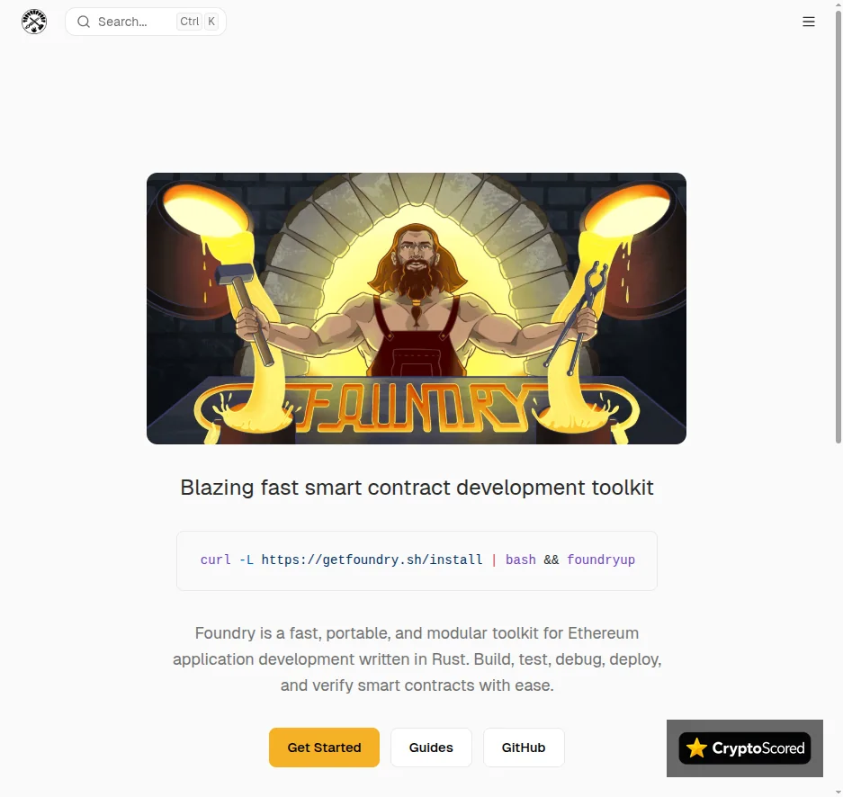 Foundry website preview