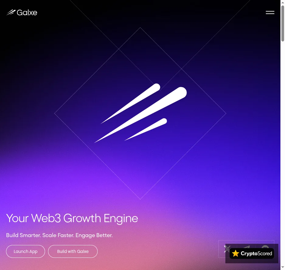 Galxe website preview