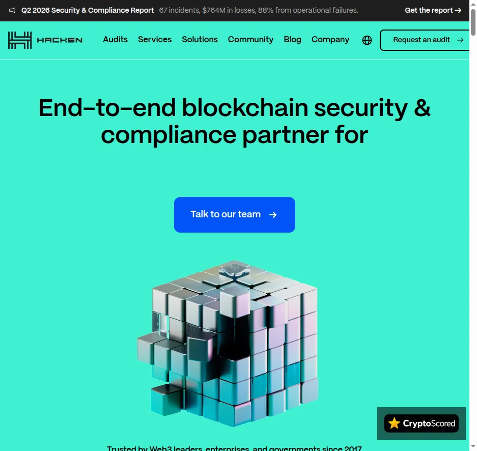 Hacken website preview