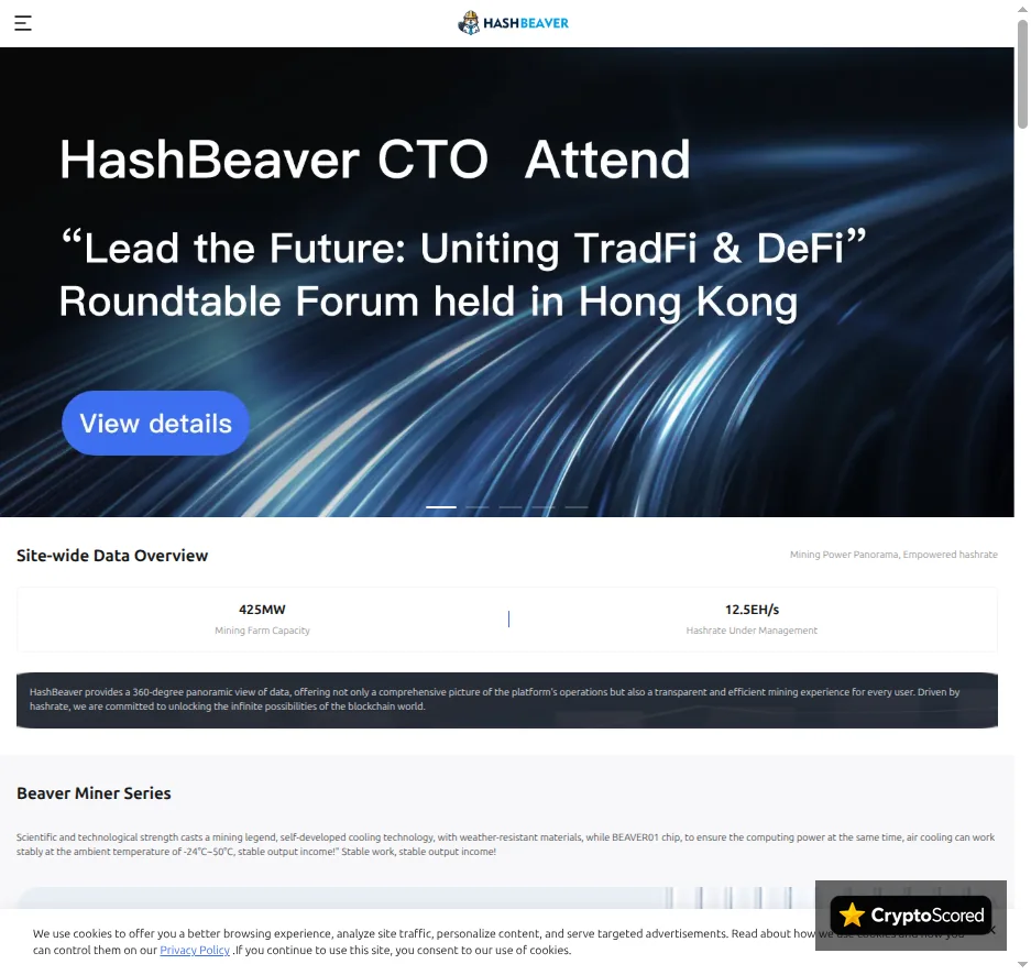 HashBeaver website preview