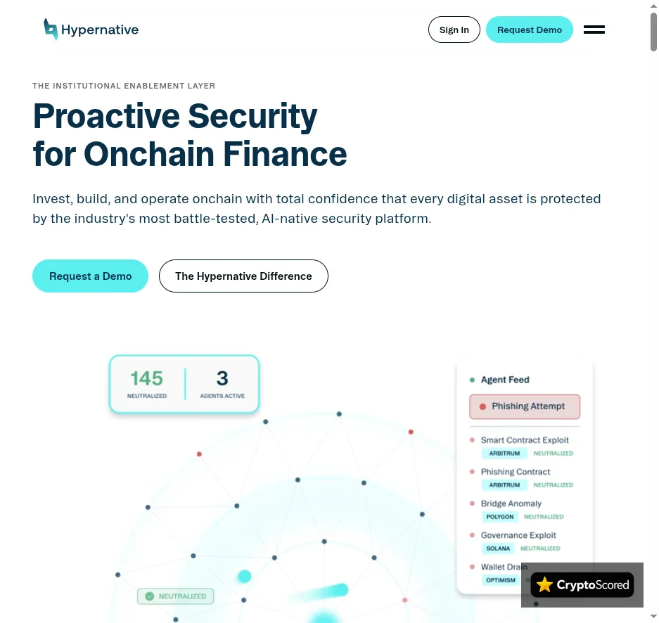 Hypernative website preview