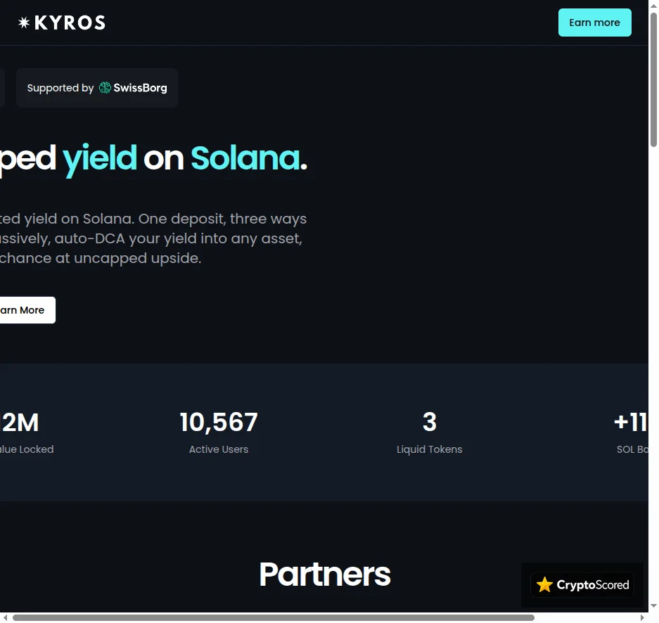 Kyros website preview
