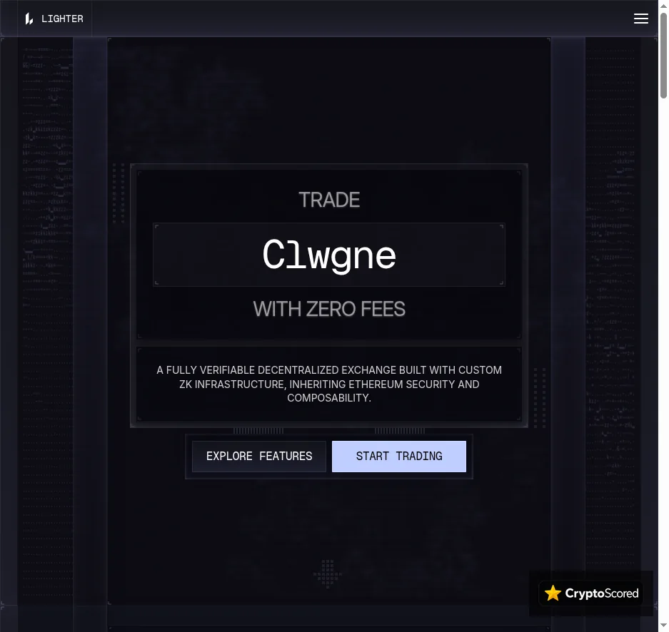 Lighter website preview