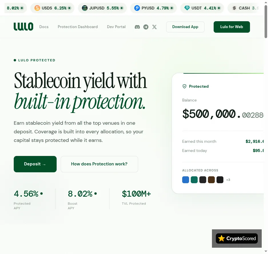 Lulo website preview
