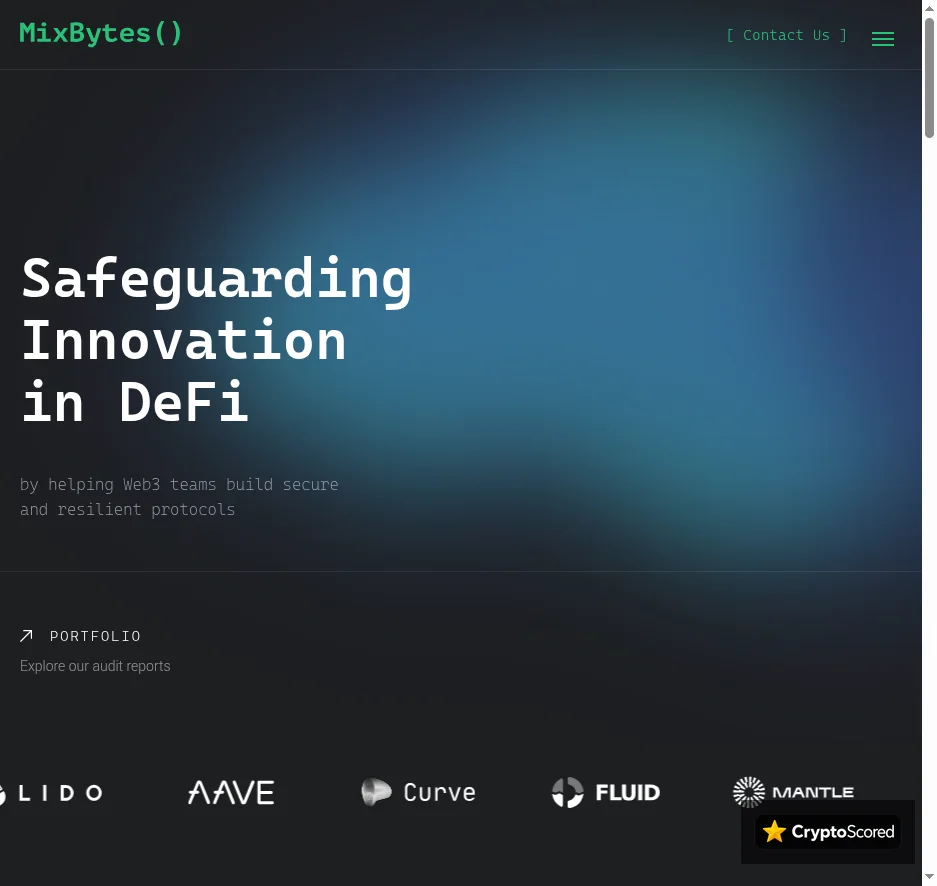 MixBytes website preview