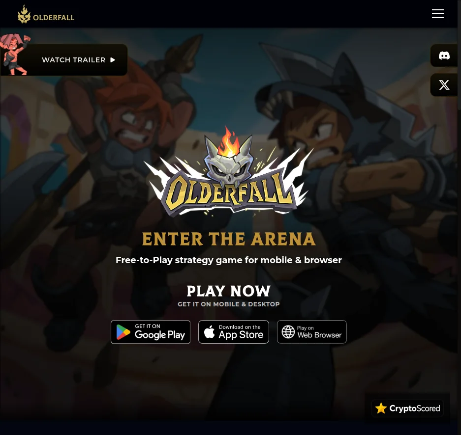 Olderfall website preview