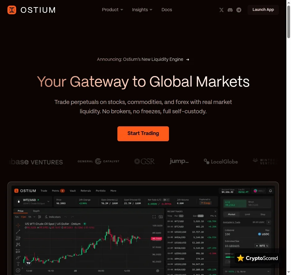 Ostium website preview