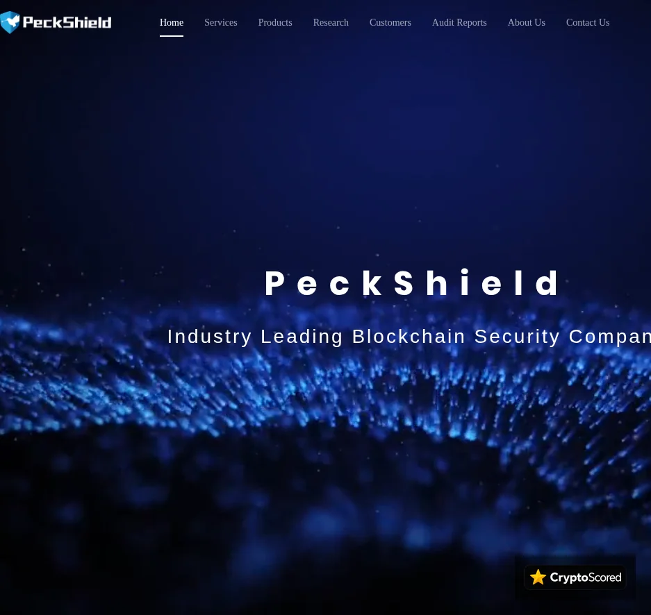 PeckShield website preview