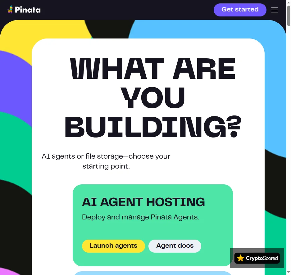 Pinata website preview
