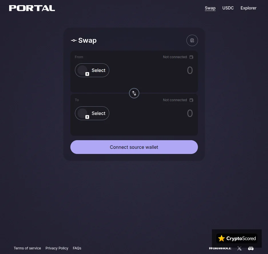 Portal website preview