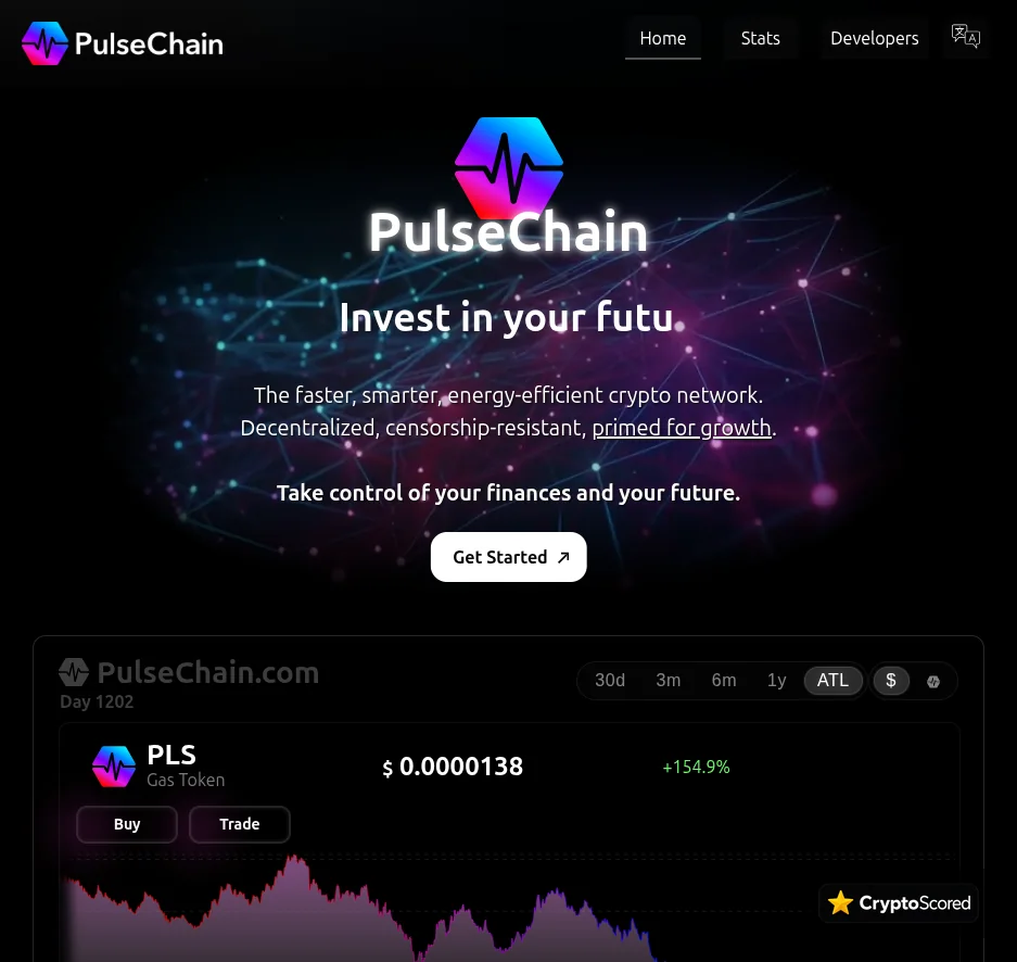 PulseChain website preview