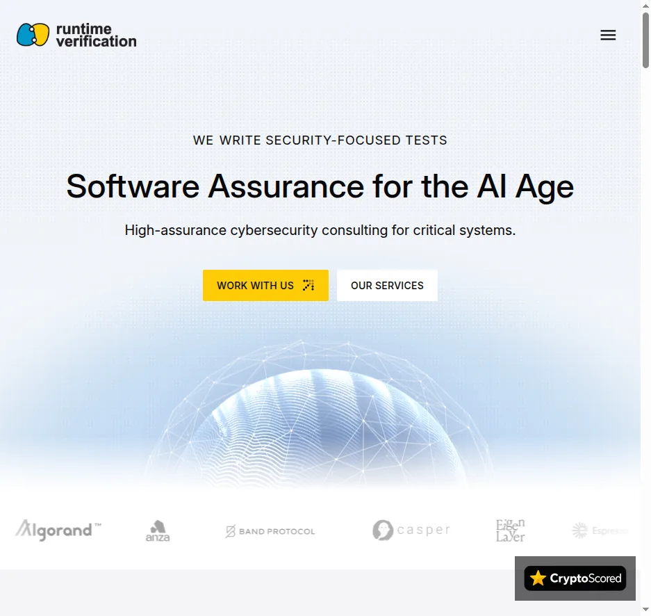 Runtime Verification website preview