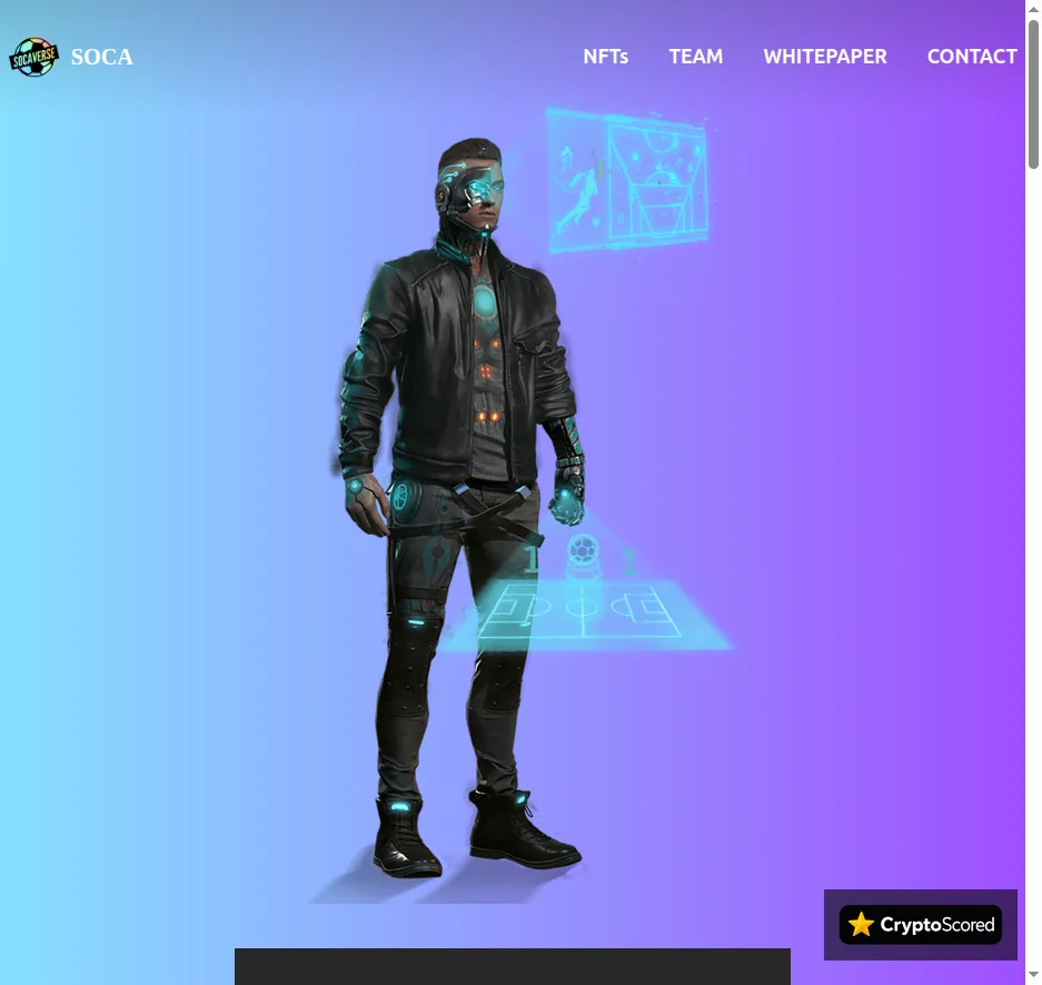 Socaverse website preview