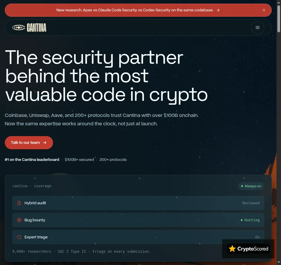 Spearbit website preview