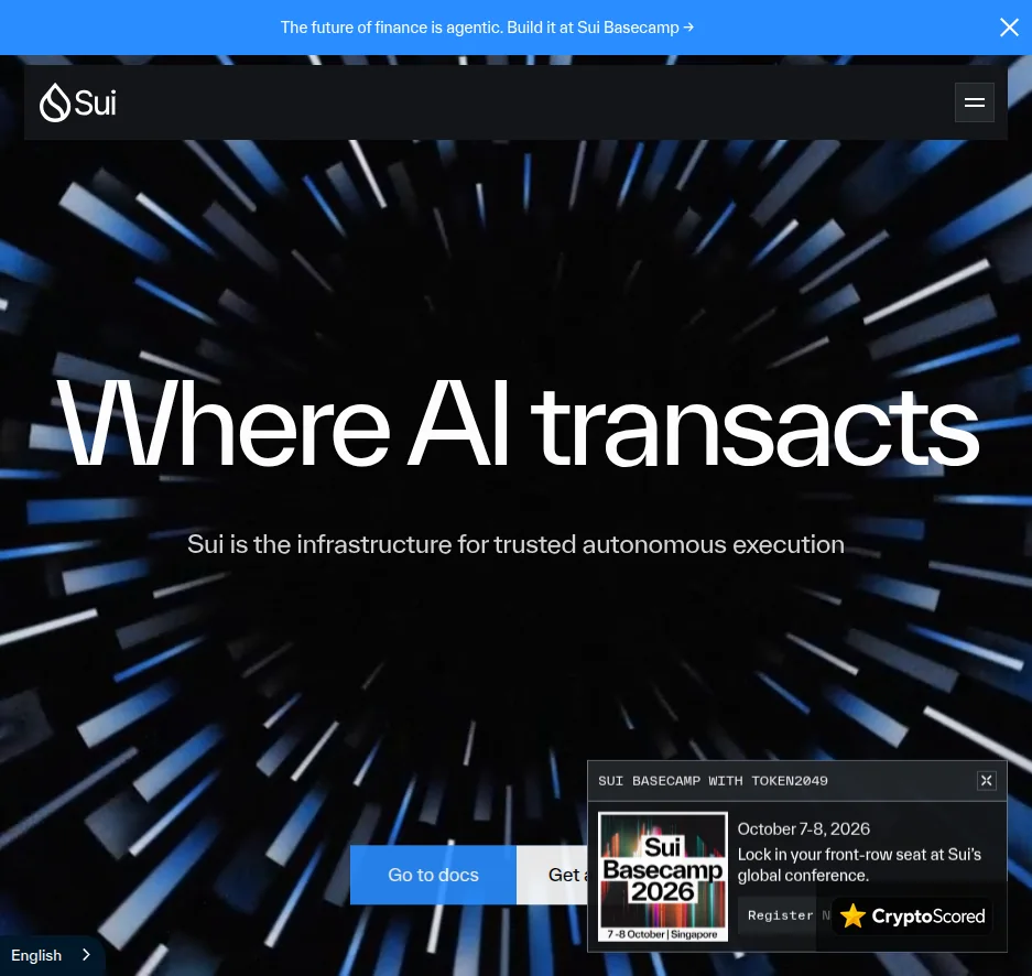 Sui website preview