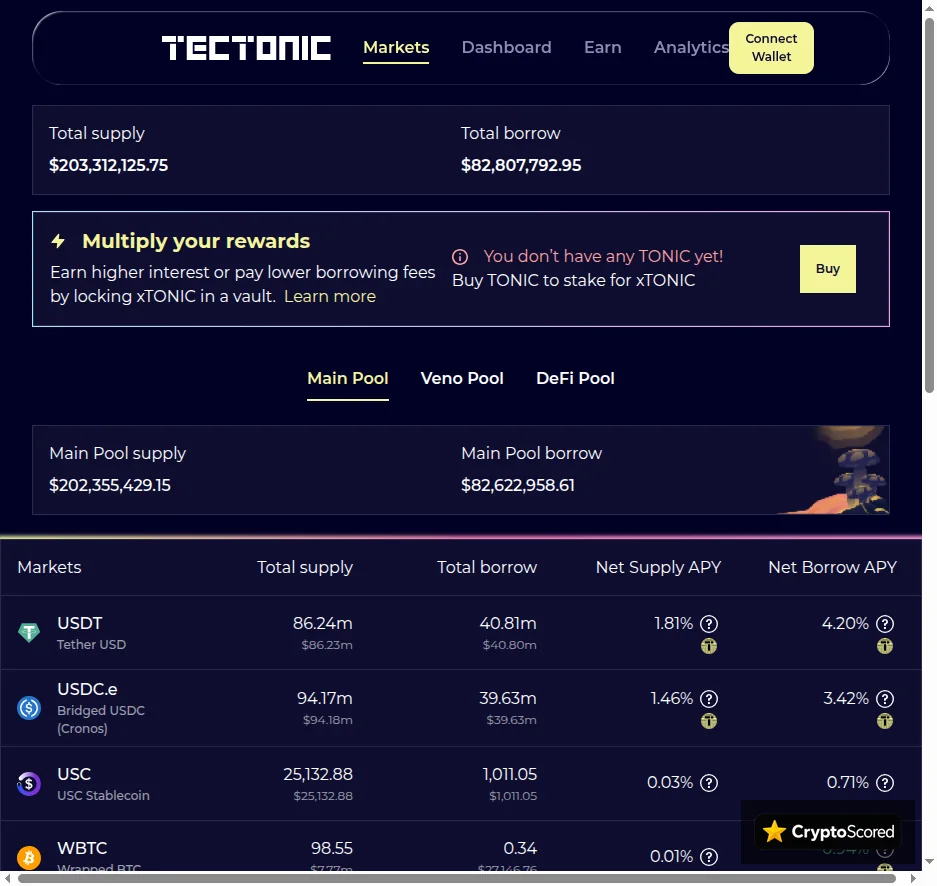 Tectonic website preview