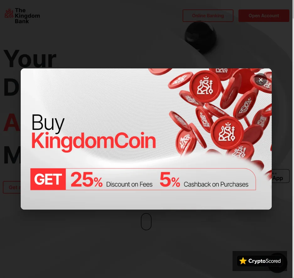 The Kingdom Bank website preview