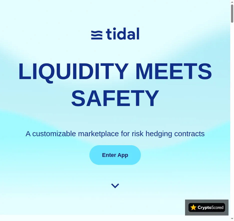 Tidal Finance website preview