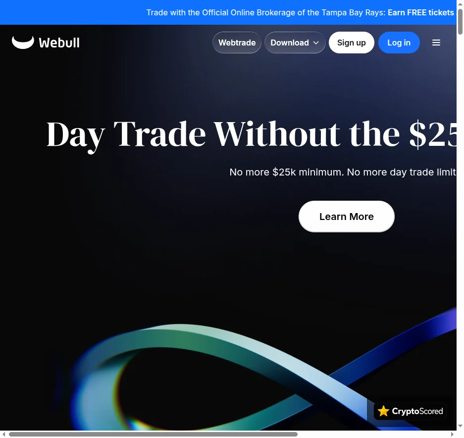 Webull website preview