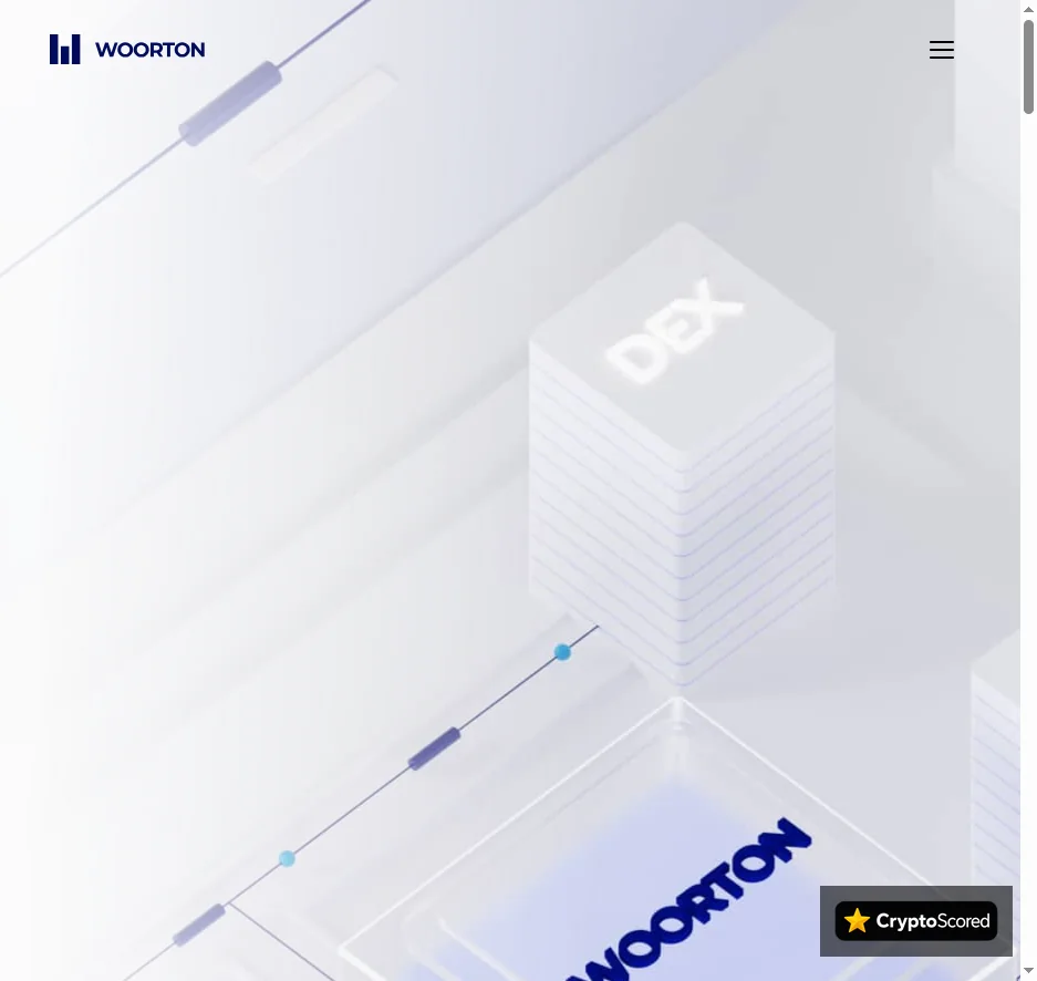 Woorton website preview