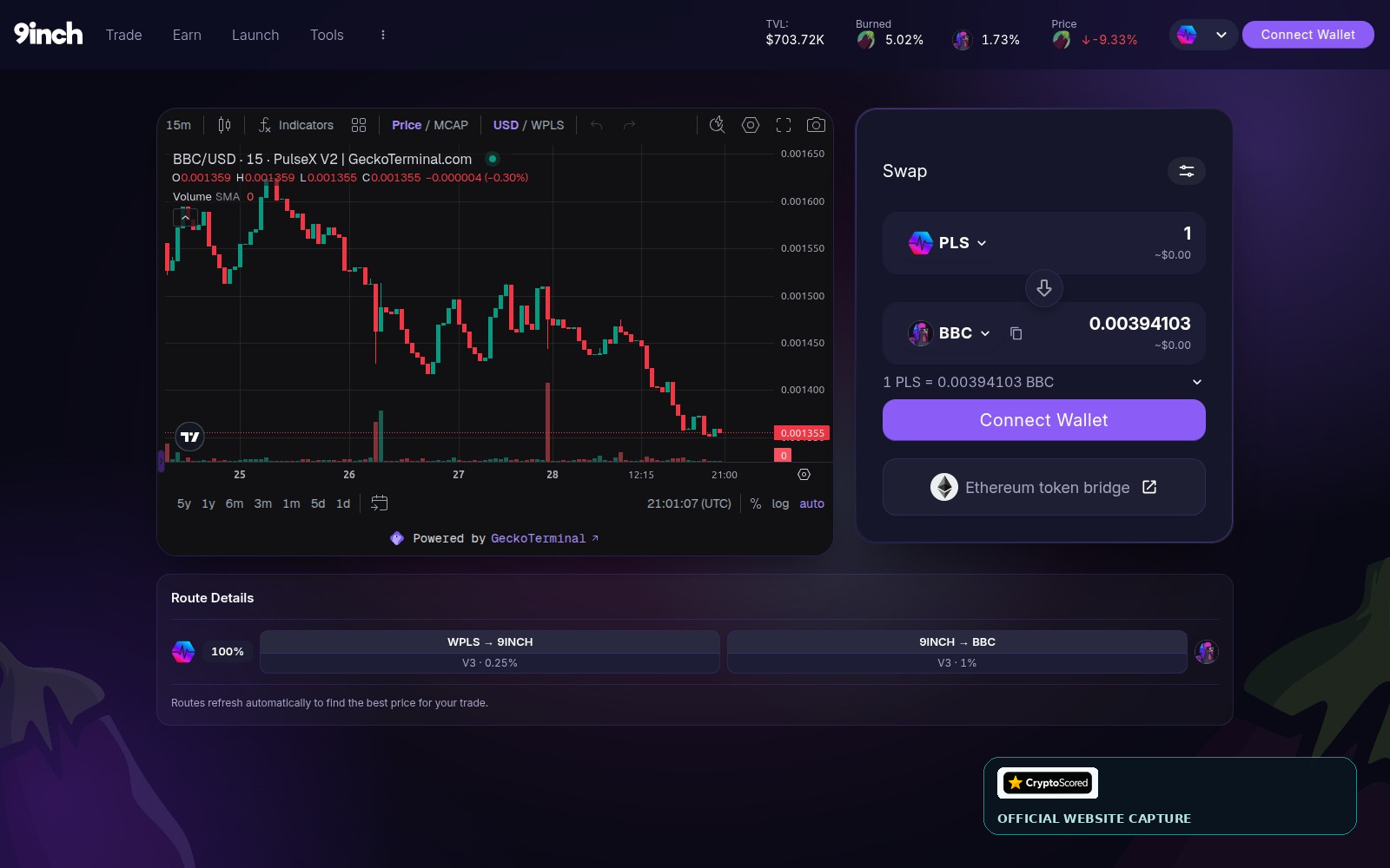 9inch website preview