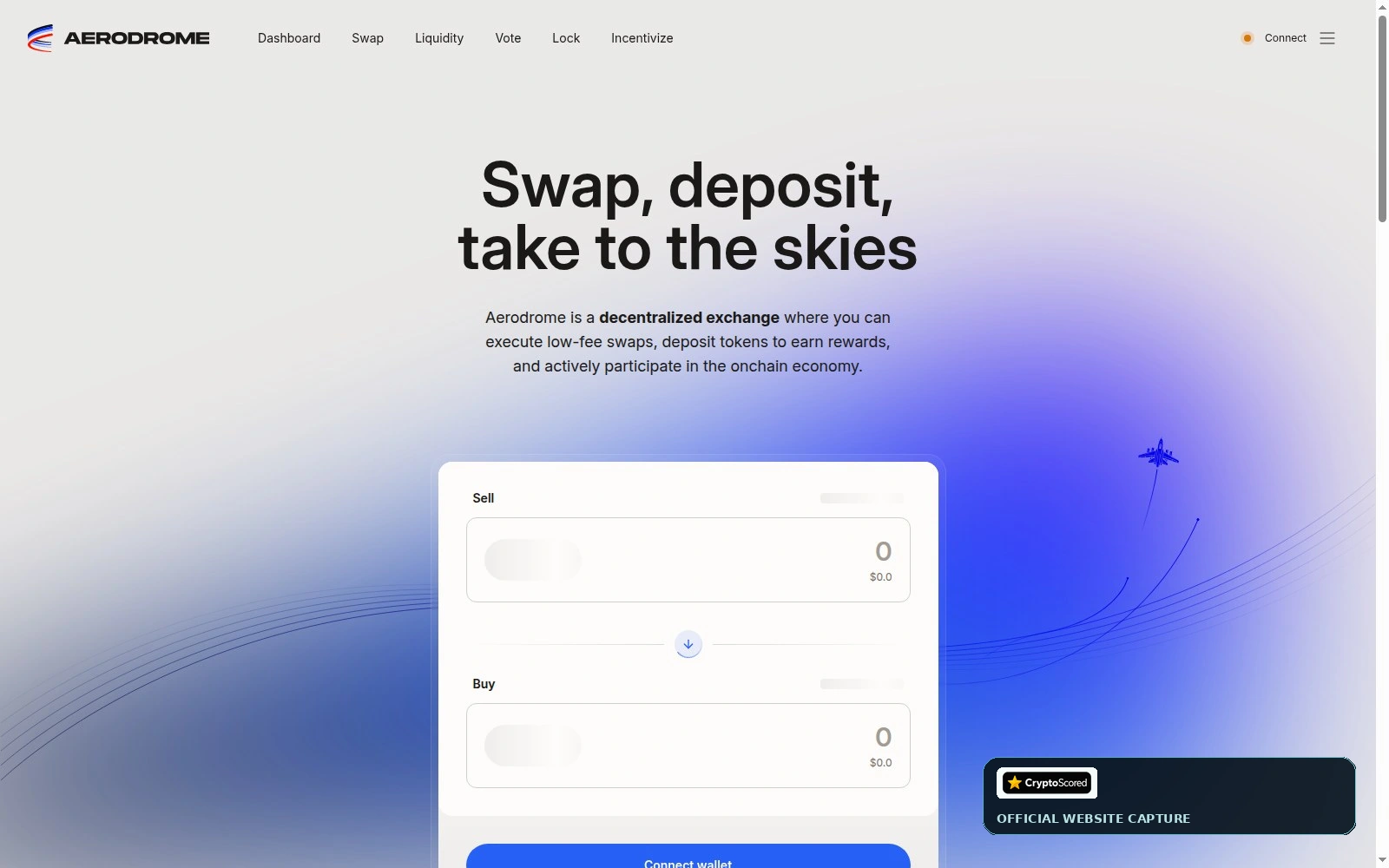 Aerodrome website preview