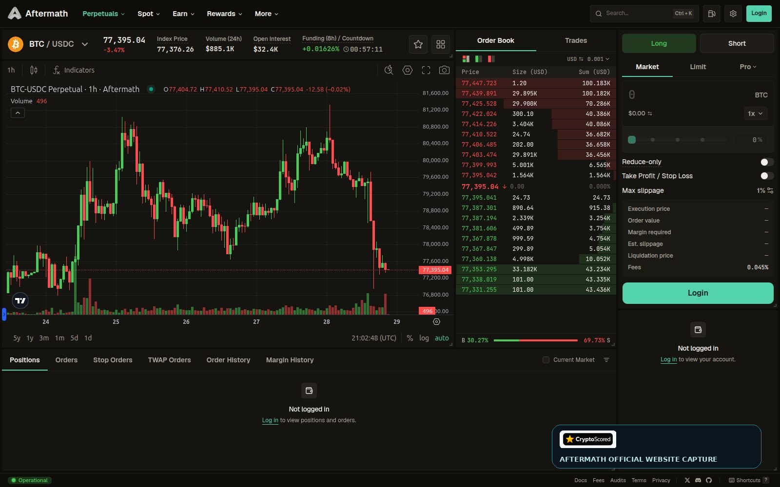 Aftermath website preview