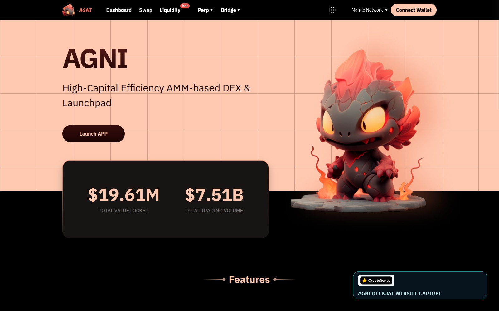 AGNI website preview