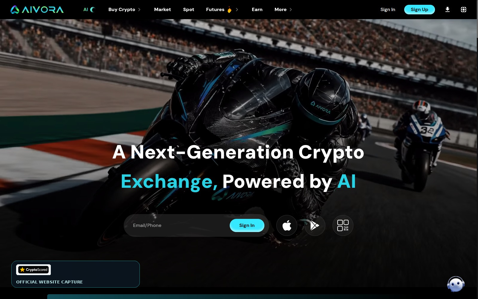 Aivora website preview
