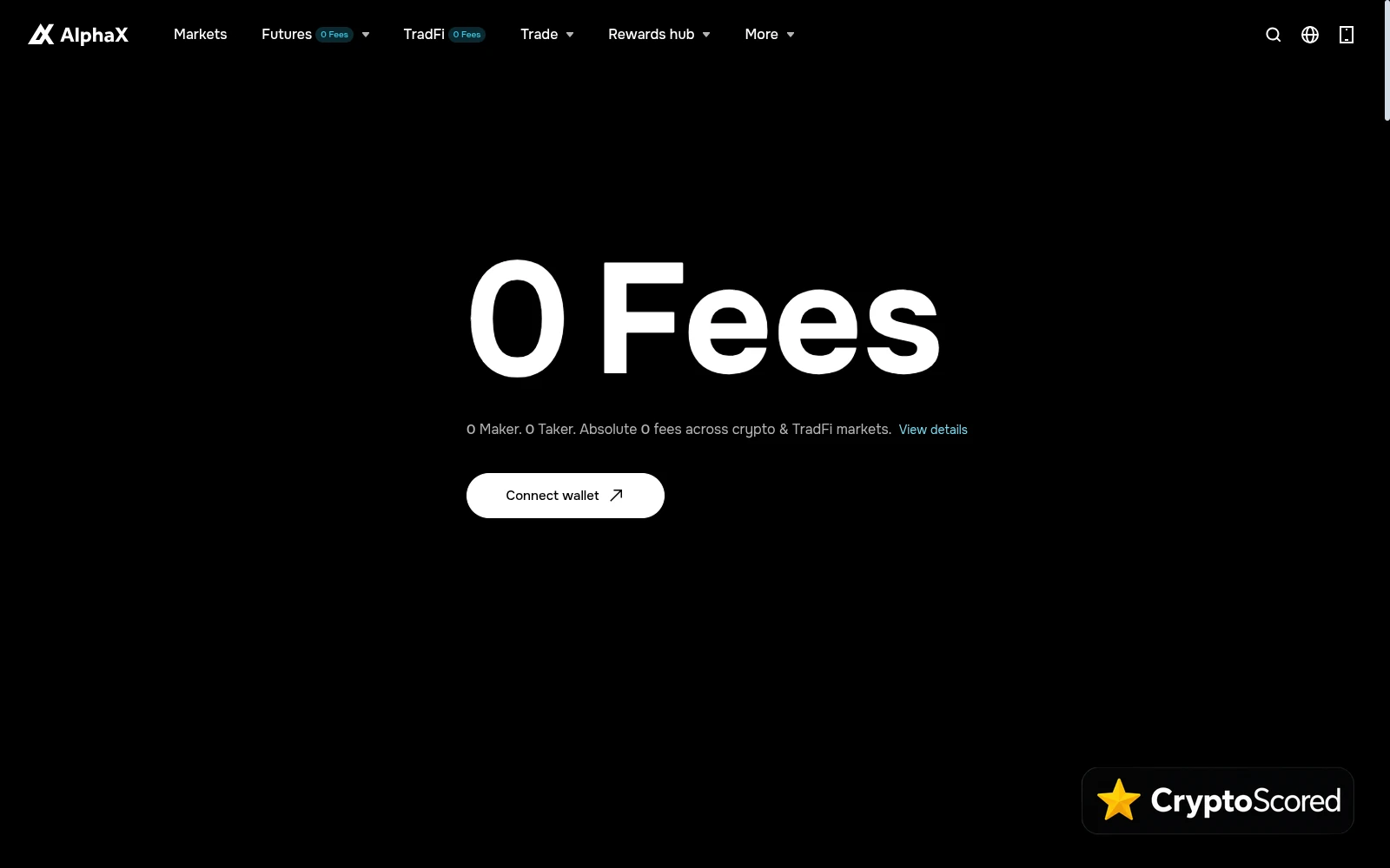 AlphaX website preview
