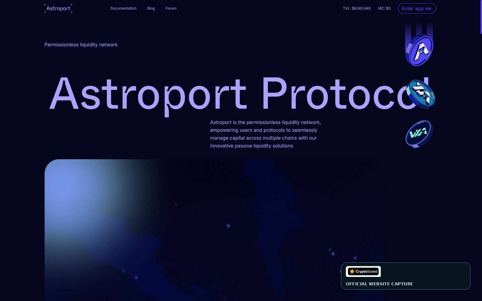 Astroport website preview